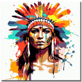 Paint by Numbers Indian Painting